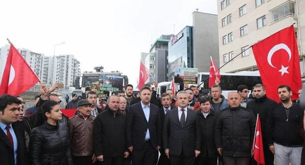 تظاهرات مردم ترکیه در اعتراض به همه‌پرسی استقلال کردستان عراق